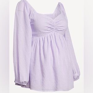 Maternity Fit & Flare Blouse